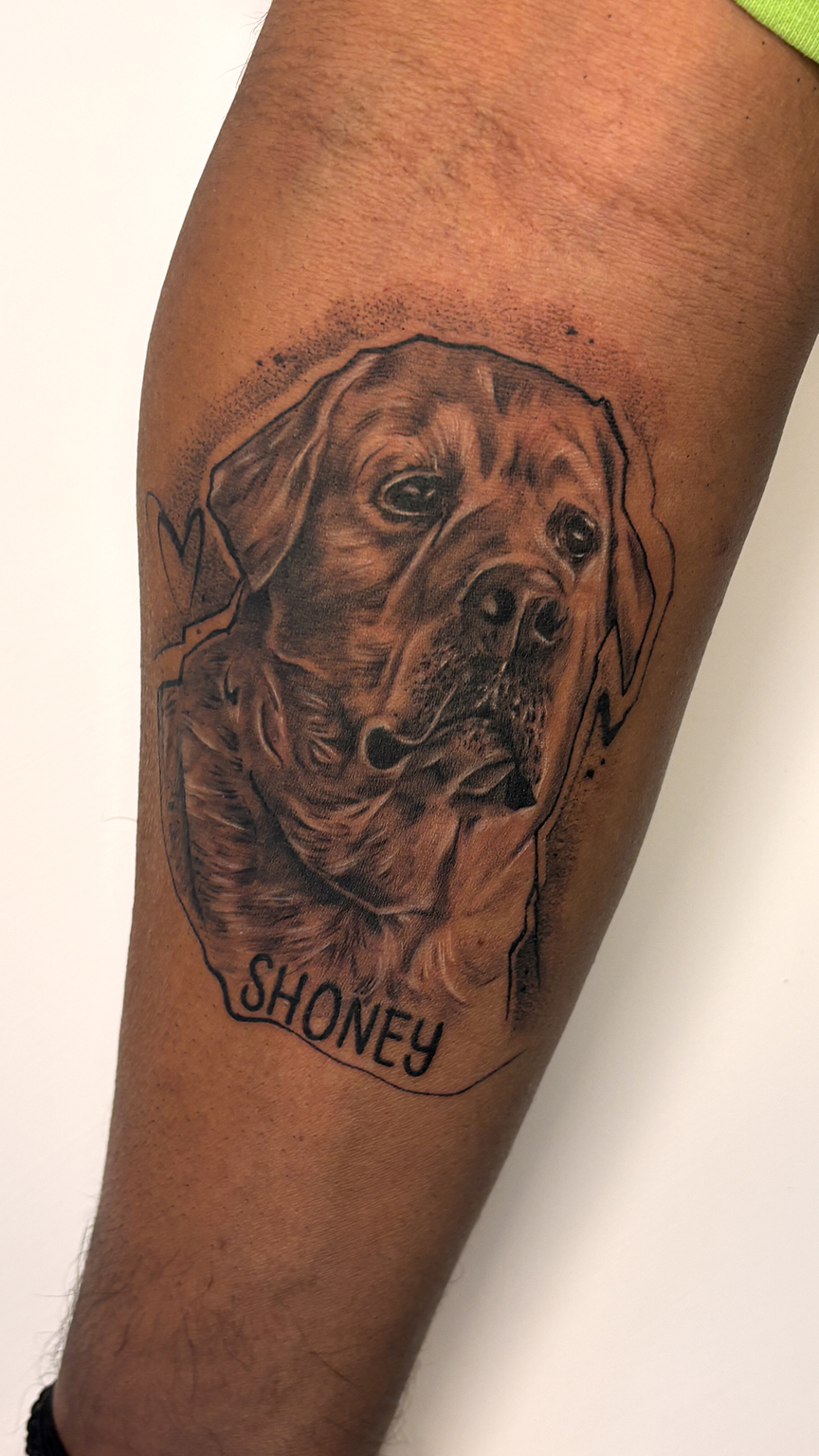 Pet Portrait Tattoo